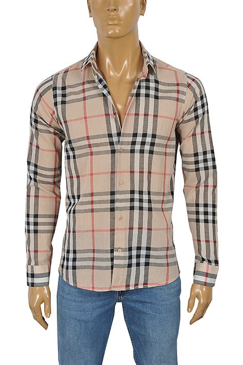 burberry linen shirt men|burberry shirt long sleeve.